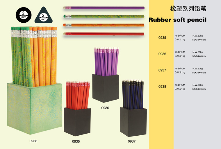 橡塑系列鉛筆Rubber Soft Pencil1.jpg