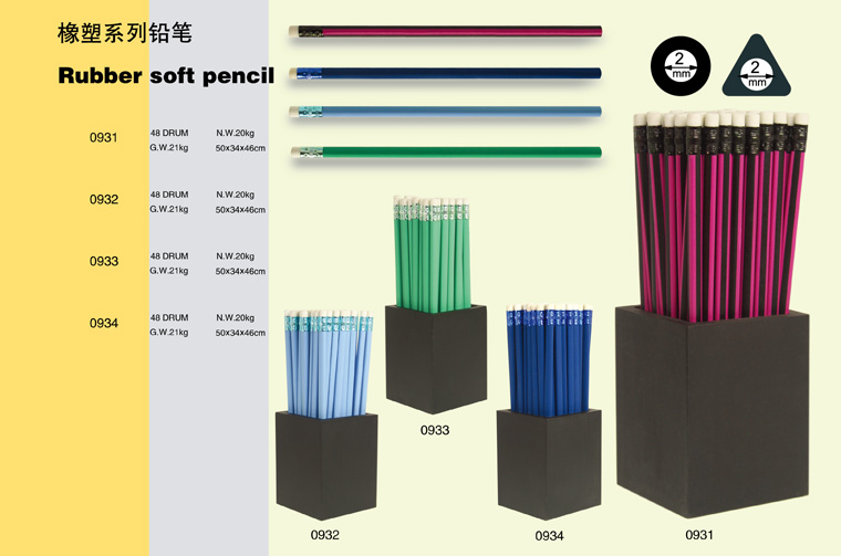 橡塑系列鉛筆Rubber Soft Pencil2.jpg